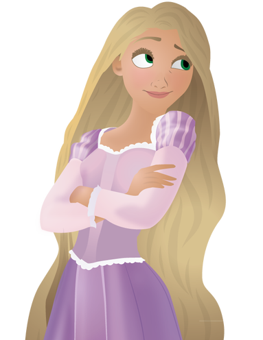 Disney Cartoon Character: Rapunzel - Shanna's Portfolio